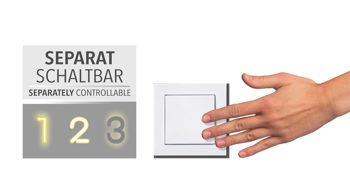 Deckenleuchte Paul neuhaus aus Metall in Weiß Paul Neuhaus Leuchten Serie Mailak weißes & schwarzes Metall - ca. 57 x 57 cm