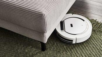 Polsterhocker KAWOO aus Stoff in Grau KAWOO Serie 7539 - XXL-Polsterhocker platingrauer Breitcord GCT 49 & schwarze Metallfüße - ca. 156 x 72 cm