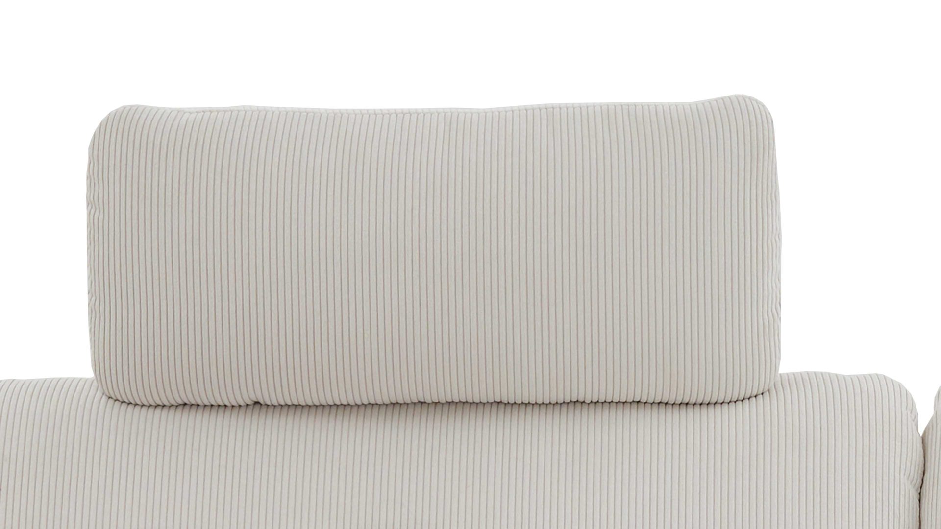 Kopfstütze modulmaster aus Stoff in Weiß Modulmaster MM-ZE1126 - Kopfstütze PKSG naturweißer Feincord - ca. 60 x 23 cm