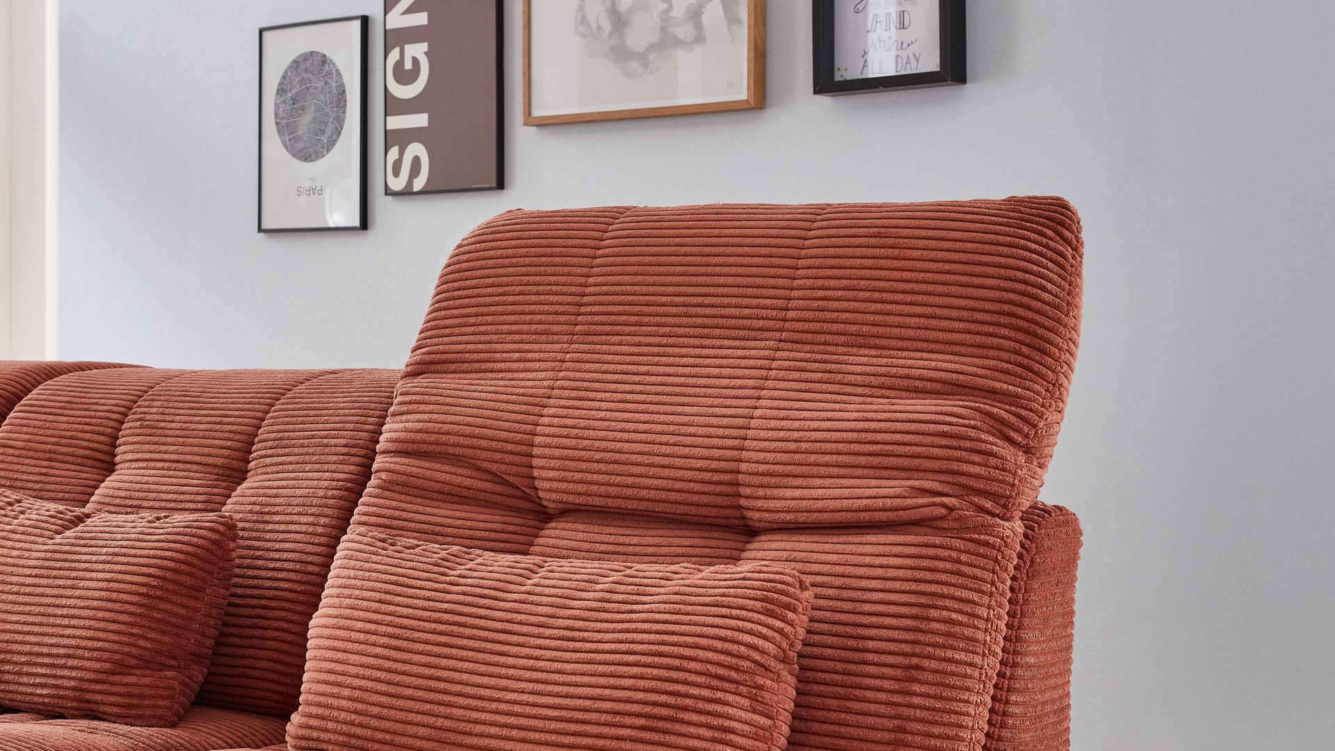 Funktion KAWOO aus Metall in Transparent KAWOO Polstermöbel Santa Rosa - Kopfteilverstellung manuell