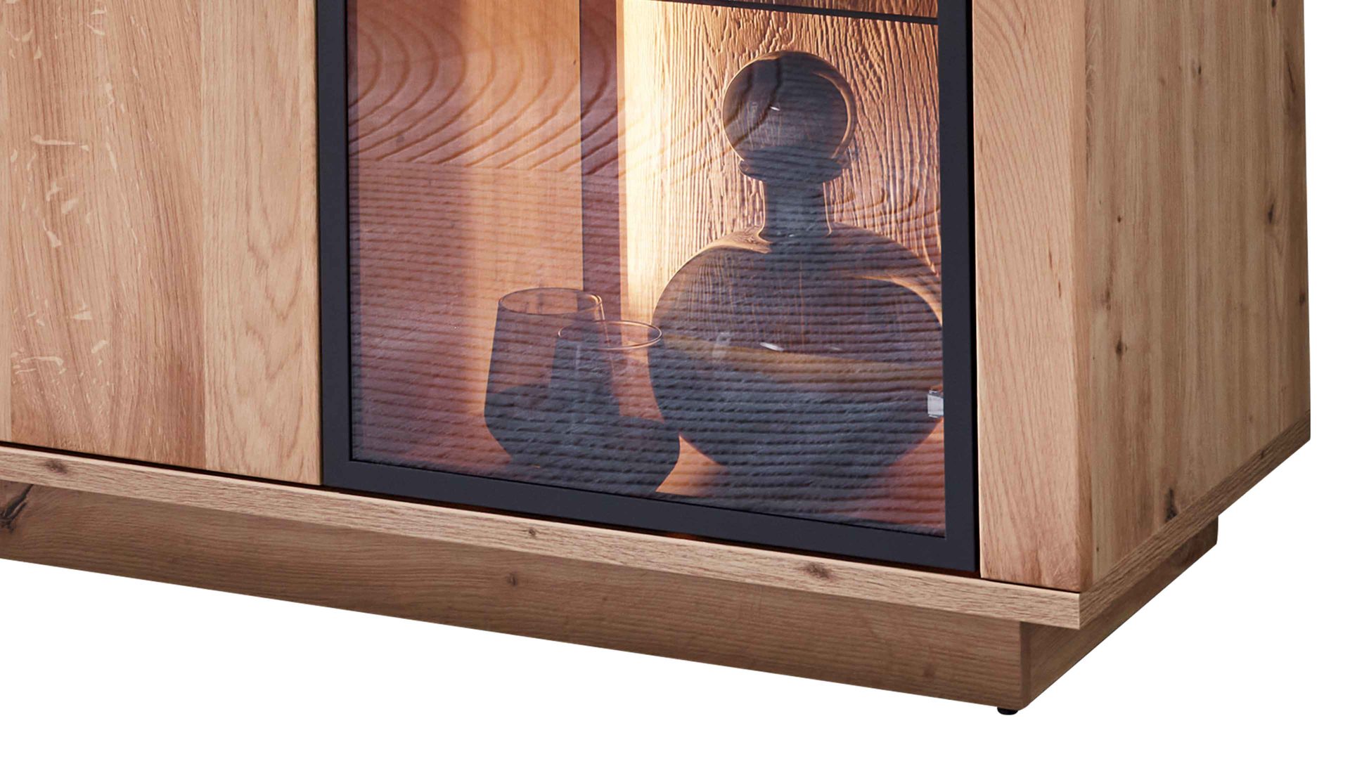 Sideboard PARTNERRING COLLECTION aus Holz in Holzfarben PARTNERRING COLLECTION Wohnprogramm Malaga - Sideboard Eiche Artisan - zwei Türen, drei Schubladen, Länge ca. 178 cm