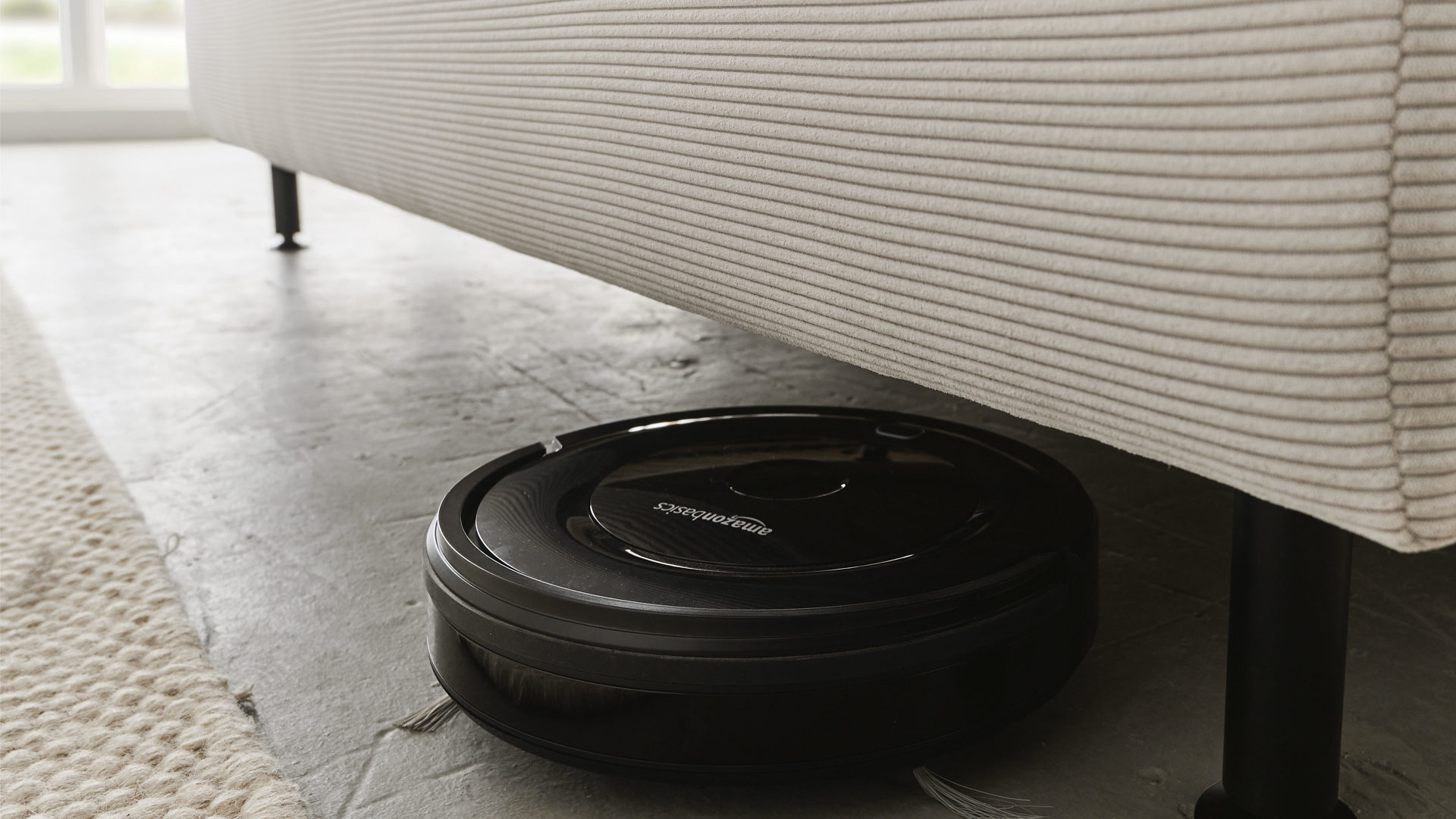 Polsterbett comfortmaster besser sitzen, liegen, leben aus Stoff in Hellgrau Comfortmaster Polsterbett Serie OC-PB23104 silberfarbener Feincord – Liegefläche ca. 180 x 200 cm