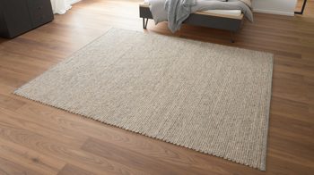 Handwebteppich Interliving aus Naturfaser in Hellbraun Interliving Teppich Serie B-8003 Hellbraun meliert – ca. 70 x 350 cm