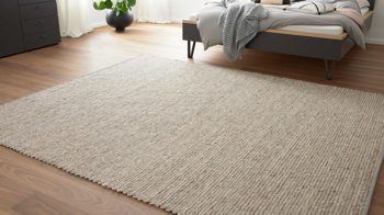 Handwebteppich Interliving aus Naturfaser in Hellbraun Interliving Teppich Serie B-8003 Hellbraun meliert – ca. 90 x 170 cm