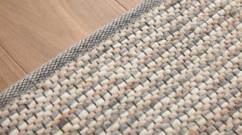 Handwebteppich Interliving aus Naturfaser in Hellbraun Interliving Teppich Serie B-8003 Hellbraun meliert – ca. 70 x 130 cm