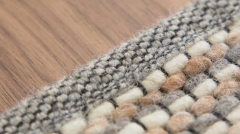 Handwebteppich Interliving aus Naturfaser in Hellbraun Interliving Teppich Serie B-8003 Hellbraun meliert – ca. 70 x 130 cm