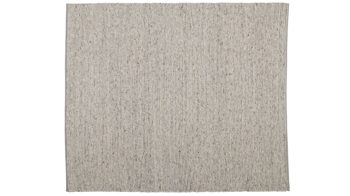 Handwebteppich Interliving aus Naturfaser in Weiß Interliving Teppich Serie B-8003 Weiß meliert – ca. 250 x 290 cm