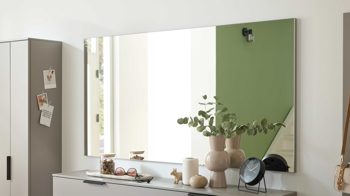 Wandspiegel Interliving aus Spiegel in Transparent Interliving Garderobe Serie 6012 - Spiegel ca. 160 x 82 cm