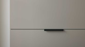 Schuhschrank Interliving aus Holz in Hellgrau Interliving Garderobe Serie 6012 - Hänge-Schuhschrank graubeiger Mattlack - zwei Klappen, Breite ca.  160 cm