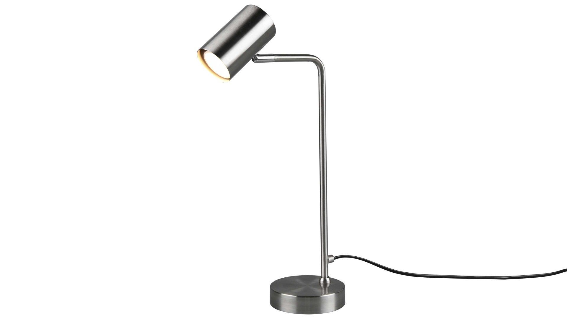 Tischleuchte Trio lighting for you aus Metall in Nickel TRIO Leuchten Tischleuchte Marley nickelfarbenes Metall - Höhe ca. 45 cm