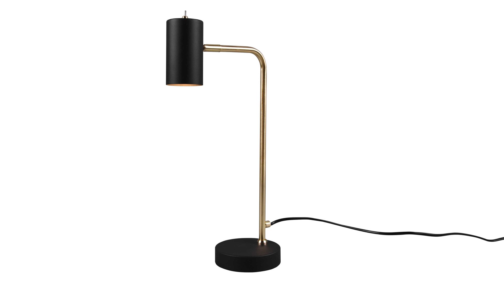 Tischleuchte Trio lighting for you aus Metall in Messing TRIO Leuchten Tischleuchte Marley messingfarbenes & schwarzes Metall - Höhe ca. 45 cm