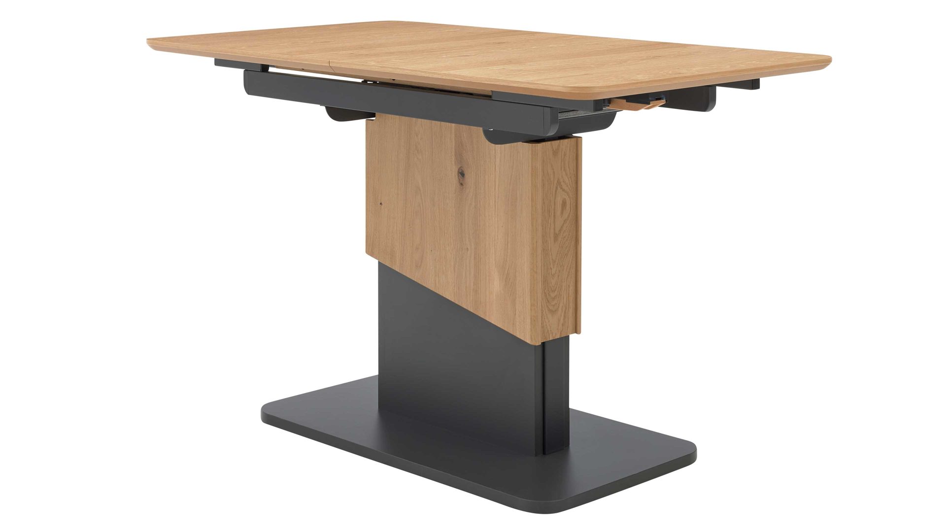 Couchtisch Interliving aus Holz in Holzfarben Interliving Couchtisch Serie 6223 - Couchtisch Wildeiche & Graphitschwarz - ca. 120 x 70 cm