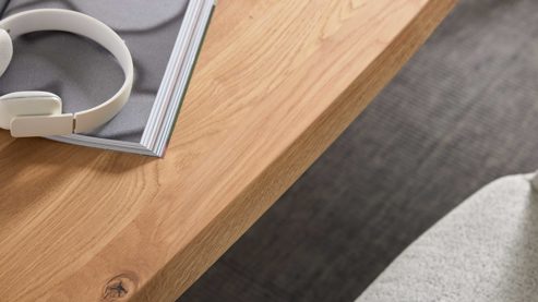 Esstisch Interliving aus Holz in Schwarz Interliving Esszimmer Serie 5118 – Esstisch 6923 Charakter-Eiche - ca. 200 x 100 cm