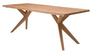 Esstisch Interliving aus Holz in Schwarz Interliving Esszimmer Serie 5118 – Esstisch 6923 Charakter-Eiche - ca. 200 x 100 cm