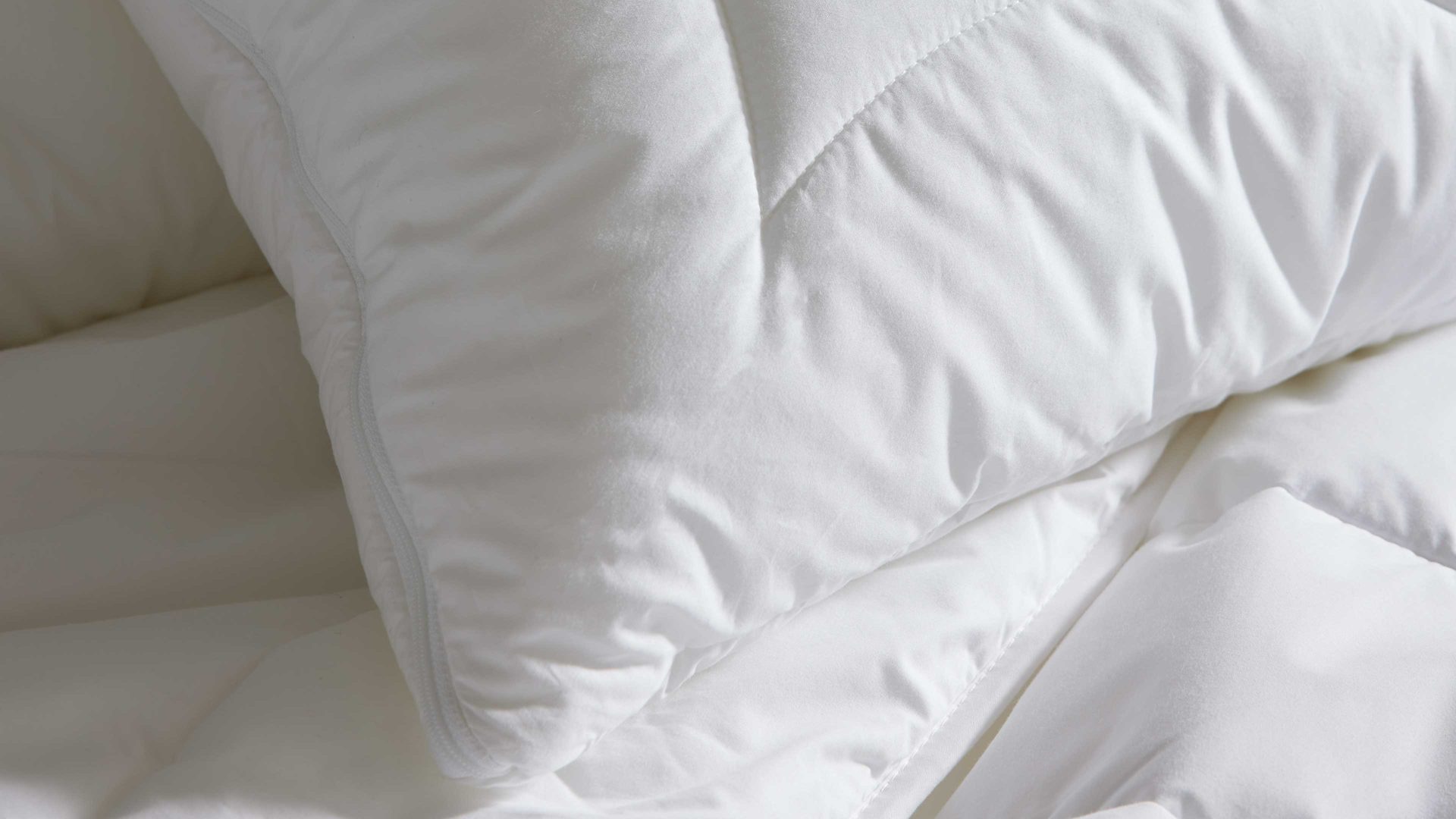 Kopfkissen Interliving aus Stoff in Weiß Interliving Kopfkissen Serie 9202 - Faserkissen gesteppter Edel-Batist, ca. 400 g - ca. 40 x 80 cm