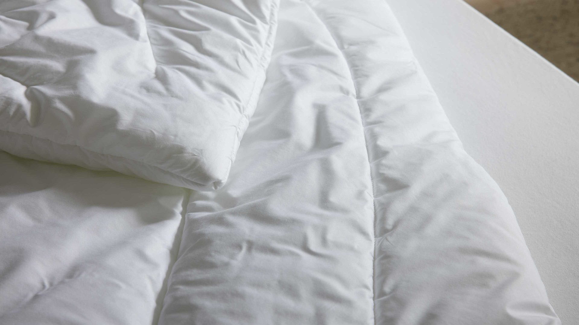 Faserdecke Interliving aus Stoff in Weiß Interliving Bettdecke Serie 9202 - Faserdecke extraleicht, ca. 350 g - ca. 135 x 200 cm