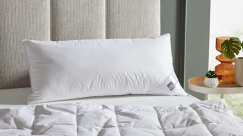 Kopfkissen Interliving aus Stoff in Weiß Interliving Kopfkissen Serie 9204 - Daunenkissen 70 % Federn & 30 % Daunen, ca. 660 g - ca. 40 x 80 cm