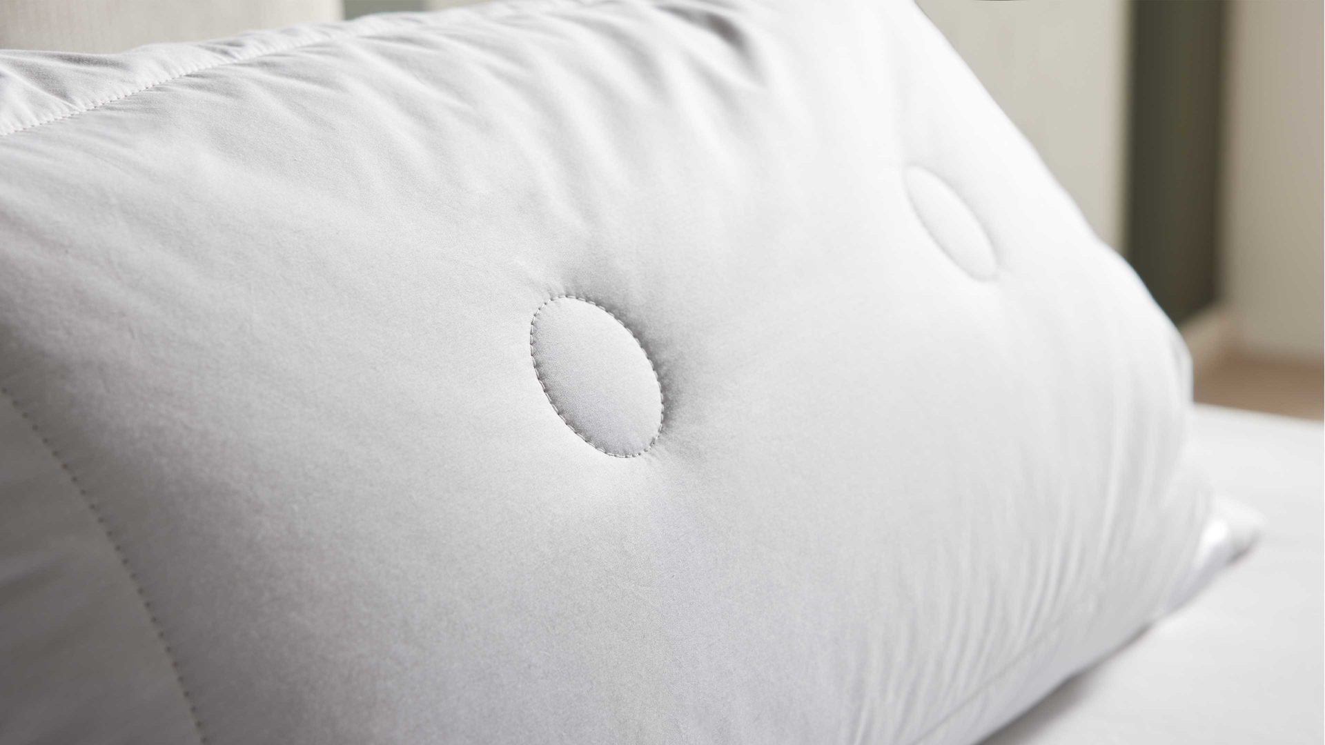 Kopfkissen Interliving aus Naturfaser in Weiß Interliving Kopfkissen Serie 9206 - Kamelhaarkissen Kamelhaarflaum & Federn, ca. 600 g - ca. 40 x 80 cm