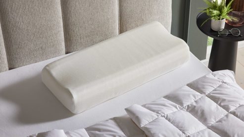 Nackenstützkissen Interliving aus Stoff in Weiß Interliving Nackenstützkissen Serie 9208 ca. 40 x 80 cm