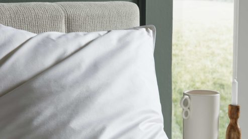 Betten-Set Interliving aus Stoff in Weiß Interliving Betten-Set Serie 9211 Daunen, zweiteilig - ca. 135 x 200 cm