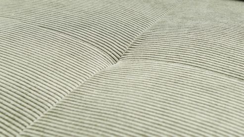 Ecksofa SOFAkultur aus Stoff in Grün SOFAkultur Programm SK 745 - Ecksofa olivfarbener Feincord - Stellfläche ca.  276 x 219 cm