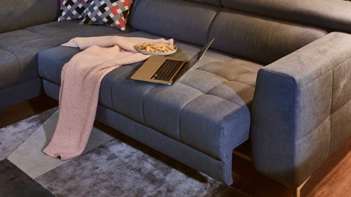 Funktion KAWOO aus Metall in Chrom KAWOO Serie 7567 - motorische Vorziehfunktion chromfarbener Einbauschalter