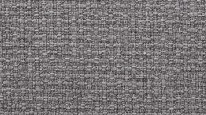 Ecksofa KAWOO aus Stoff in Grau KAWOO Serie 8334 - Ecksofa silbergrauer Webstoff DRL 69 & schwarze Metallfüße S11 - Stellfläche ca. 187 x 273 cm