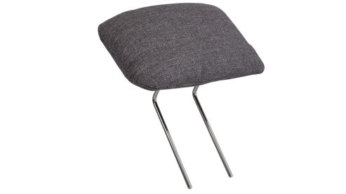 Kopfstütze modulmaster aus Stoff in Grau Modulmaster MM-ZE080 - Comfort-Kopfstütze CKS stahlgraues Flachgewebe Unica - ca. 50 x 28 cm