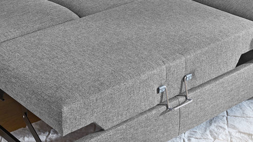 Funktion modulmaster aus Stoff in Weiß Modulmaster MM-ZE1080 - Schlaffunktion Liegefläche ca. 125 x 254 cm