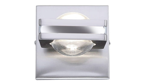 Wandleuchte Paul neuhaus aus Metall in Metallfarben Paul Neuhaus Wandleuchte Q®-FISHEYE Stahl & Glas – Breite ca. 11 cm