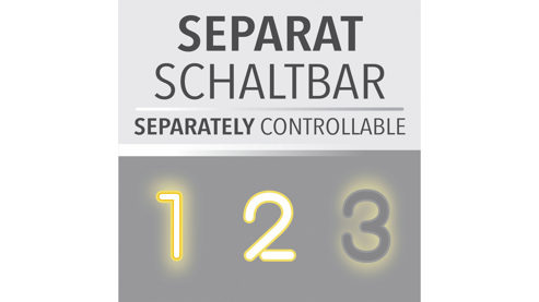 Pendelleuchte Paul neuhaus aus Metall in Aluminium NeuhausPURE® Leuchten Serie Vega alufarbenes Metall - Länge ca. 120 cm