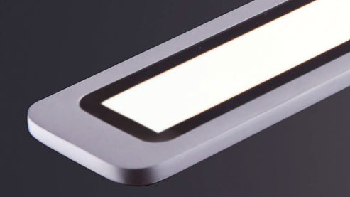 Pendelleuchte Paul neuhaus aus Metall in Metallfarben Paul Neuhaus LED-Pendelleuchte Nika Aluminium & Acrylglas – Länge ca. 100 cm