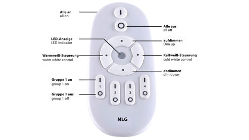 Deckenleuchte Paul neuhaus aus Kunststoff in Weiß Paul Neuhaus Deckenlampe Q®-FRAMELESS mattweißer Kunststoff – Länge ca. 60 cm