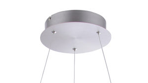 Pendelleuchte Paul neuhaus aus Metall in Metallfarben Paul Neuhaus Q®-VITO - Hängelampe Edelstahl – Durchmesser ca. 59 cm