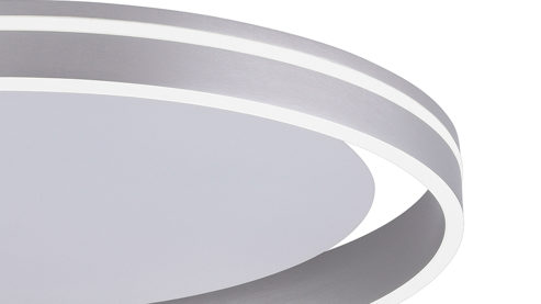 Deckenleuchte Paul neuhaus aus Metall in Metallfarben Paul Neuhaus Q®-VITO - Deckenlampe Edelstahl – Durchmesser ca. 59 cm