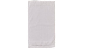 Gästehandtuch Interliving aus Naturfaser in Weiß Interliving Handtuch Serie 9108 - Gästehandtuch weiße Baumwolle  - ca. 30 x 50 cm