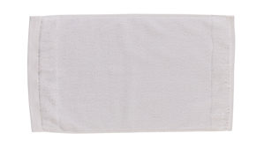 Handtuch Interliving aus Naturfaser in Weiß Interliving Handtuch Serie 9108 - Handtuch weiße Baumwolle  - ca. 60 x 110 cm