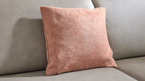 Kissenbezug /-hülle Interliving aus Stoff in Rosa Interliving Kissen Serie 9124 - Kissenhülle roséfarbene Chenille - ca. 50 x 50 cm