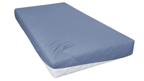 Spannbettlaken H. g. hahn haustextilien® aus Stoff in Blau PRIMERA Spannbettlaken blauer Baumwolljersey - ca. 190 x 200 cm