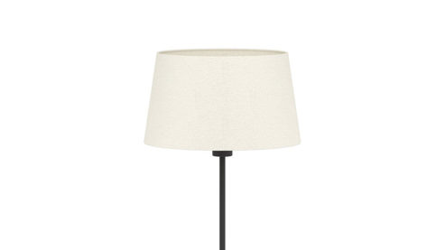 Stehleuchte Eglo aus Metall Textil in Weiß EGLO Stehleuchte Febres Weiß & Schwarz - Höhe ca. 153 cm