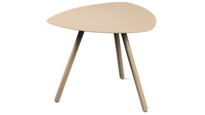 Beistelltisch M2 kollektion aus Metall in Weiß Beistelltisch Mira 1 Cremeweiß - ca. 50 x 40 cm