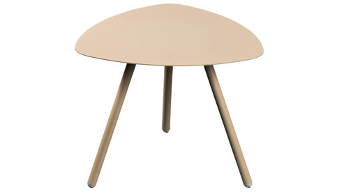 Beistelltisch M2 kollektion aus Metall in Weiß Beistelltisch Mira 1 Cremeweiß - ca. 50 x 40 cm