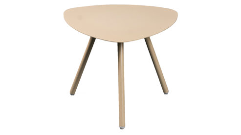 Beistelltisch M2 kollektion aus Metall in Weiß Beistelltisch Mira 1 Cremeweiß - ca. 50 x 40 cm