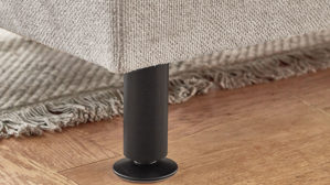 Ecksofa modulmaster aus Stoff in Beige Modulmaster MM-ZE1148 - Wohnlandschaft ecrufarbenes Flachgewebe Cyber & Fuß Z002-M01 - Stellfläche ca. 336 x 268 cm