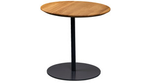 Beistelltisch M2 kollektion aus Holz in Holzfarben Beistelltisch Lea Wildeiche & Anthrazit - Durchmesser ca. 50 cm