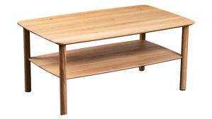 Couchtisch M2 kollektion aus Holz in Holzfarben Couchtisch Dill 2 Wildeiche - ca. 100 x 60 cm