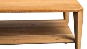 Couchtisch M2 kollektion aus Holz in Holzfarben Couchtisch Bell 2 Wildeiche - ca. 100 x 60 cm