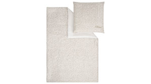 Bettwäsche-Set Ibena® aus Stoff in Beige IBENA® s.Oliver Leoparden Bettwäsche beige Mako-Satin – zweiteilig, ca. 140 x 200 cm