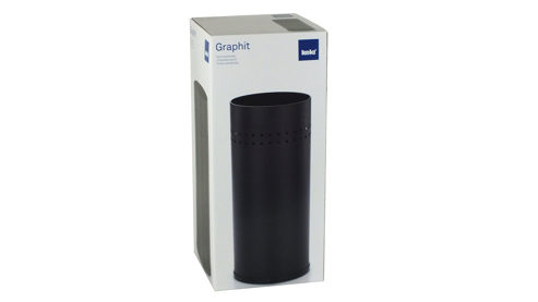 Schirmständer Kela | keck & lang aus Metall in Schwarz Schirmständer GRAPHIT schwarzes Metall - Höhe ca. 50 cm