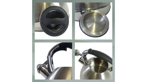 Wasserkessel Kela | keck & lang aus Metall in Schwarz Wasserkessel Schwarz - ca. 22 x 22 cm